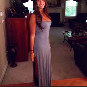 Grey maxi dress